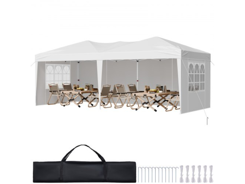 Picture of Vevor DCSYPPB1020FT9LYXV0 10 x 20 ft. Pop Up Canopy Tent - Sun Shelter Outdoor Gazebo with Sidewalls