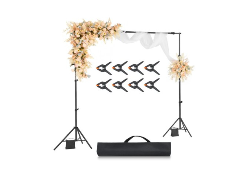 Picture of Vevor BJJ2KLJ710FT8206YV0 7 x 10 ft. Background Stand Kit for Party & Photo Studio - Black