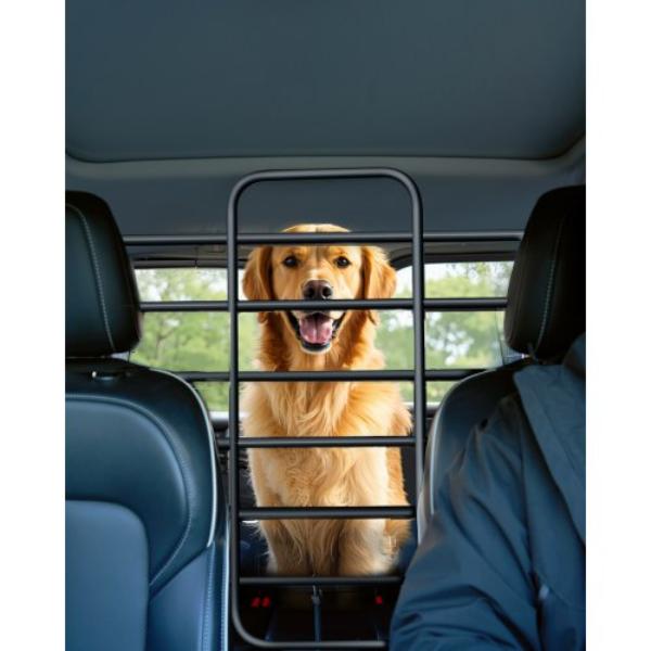 Picture of VEVOR TYTYQPTZZYJJVZ1ZYV0 Dog Barrier Metal Adjustable Vehicle Pet Barrier Universal Fit Car Divider