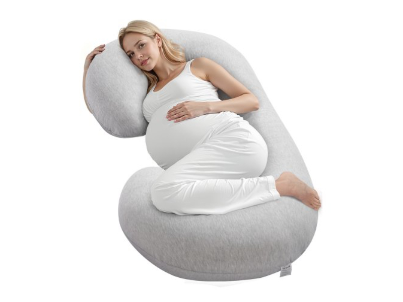 Picture of Vevor YFZTBWSCXYTSN5OZWV0 C-Shaped Full Body Pregnancy Maternity Pillow - Ultra-Soft & Breathable