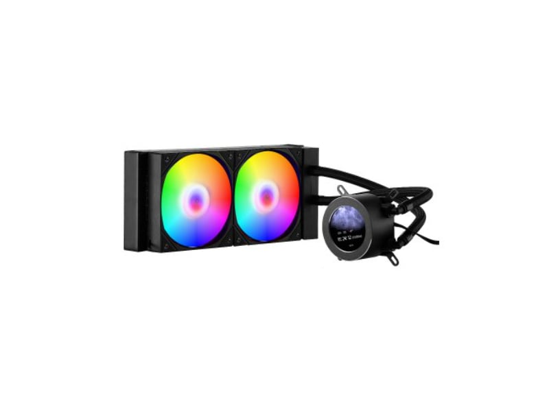 CPULQFSSLDPB56R3VV9 AIO CPU Liquid Water Cooler with ARGB Light & 120 mm PWN Fans