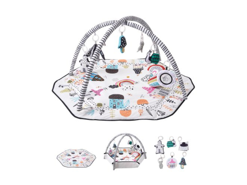 Picture of Vevor YEYDJSDGDPMTOJ058V0 41.7 x 41.7 in. Baby Play Gym Tummy Time Activity Mat with 6 Sensory Toys