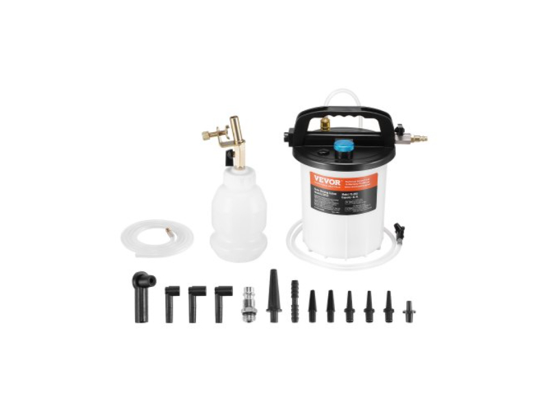 QDSCCYGHTJ3LSEH49V0 3 Liter Fluid Extractor Brake Bleeder Kit with 13 Hose Connectors