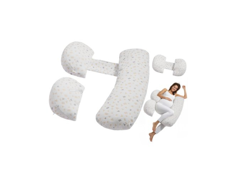 Picture of Vevor YFZTSBSHXSHY8MKW3V0 Soft Breathable Pregnancy Adjustable Maternity Pillow for Pregnant Women