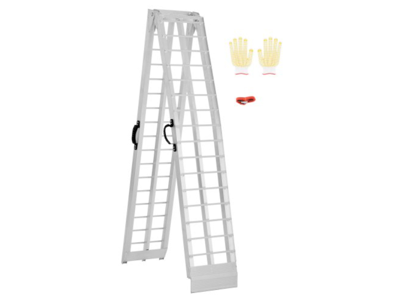 Picture of Vevor ZZGPDLZ600LBEZYRHV0 600 lbs Heavy-duty Loading Ramps with Handles&#44; Aluminum