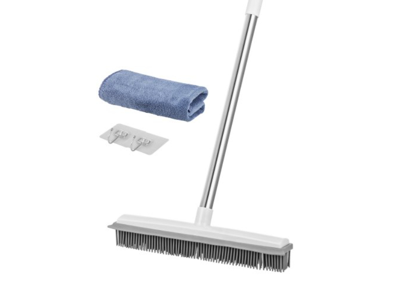 Picture of Vevor MFGMQZGSGJ00W4OCRV0 58.46 in. Adjustable Long Handle Pet Hair Removal Broom&#44; Rubber