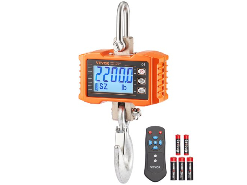 Picture of Vevor ZXDCZX200GYZ1AI1NV9 2200 lbs Heavy Duty Digital Industrial Crane Hanging Scale