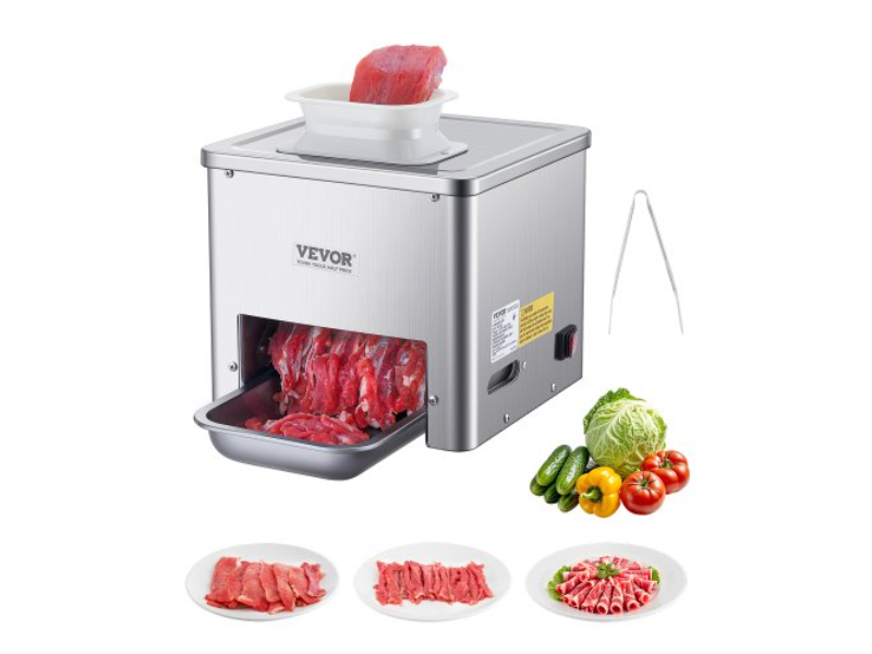 Picture of Vevor TSBXGQPJYSBXZDJ9FV1 550W Commercial Electric Cutter Machine Meat Slicer for Kitchen Restaurant