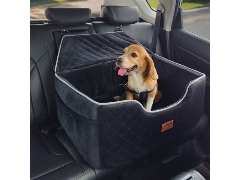 Picture of Vevor CWZGQCZYSFSC6Z483V0 Booster Dog Car Seat for Medium & Large Dogs - Up To 55 lbs&#44; Black