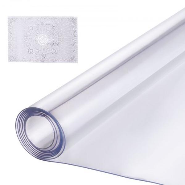 Picture of Vevor ZFXPVCZB36X4AYOFYV0 36 x 48 in. Plastic PVC Table Protector with Desk Protector & 1.5mm Thick - Clear