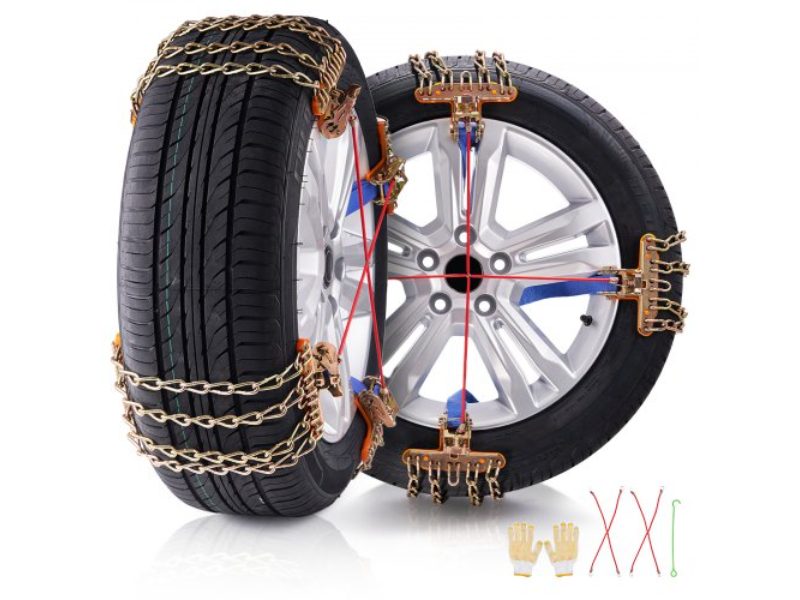 Picture of Vevor XDLJHXDLDPYKT89GKV0 8 - 8.8 in. Snow Chains Tire for Car&#44; Pickup&#44; SUV & Truck - 16 Piece