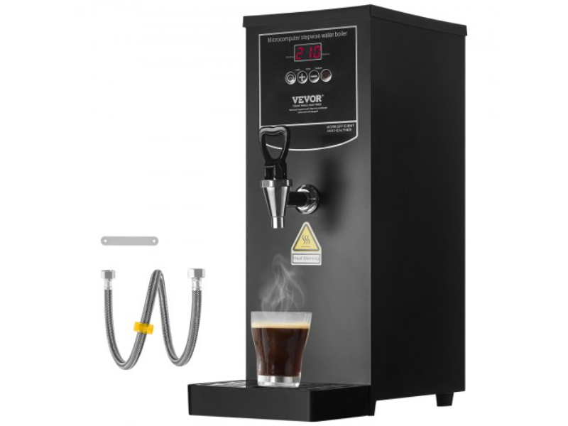 Picture of Vevor SYKSQCGK30LHKH8XKV1 10 Liter Commercial Electric Hot Water Dispenser - Stainless Steel