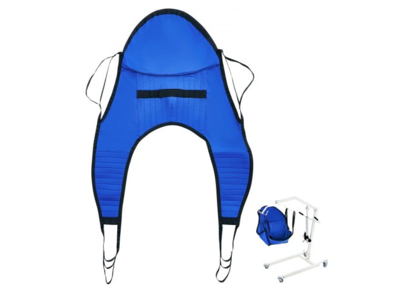 Picture of Vevor UXRDDDLMDLDLN2O4JV0 Patient Lift Sling with Head Support - U Shape Divided Leg Sling - Large