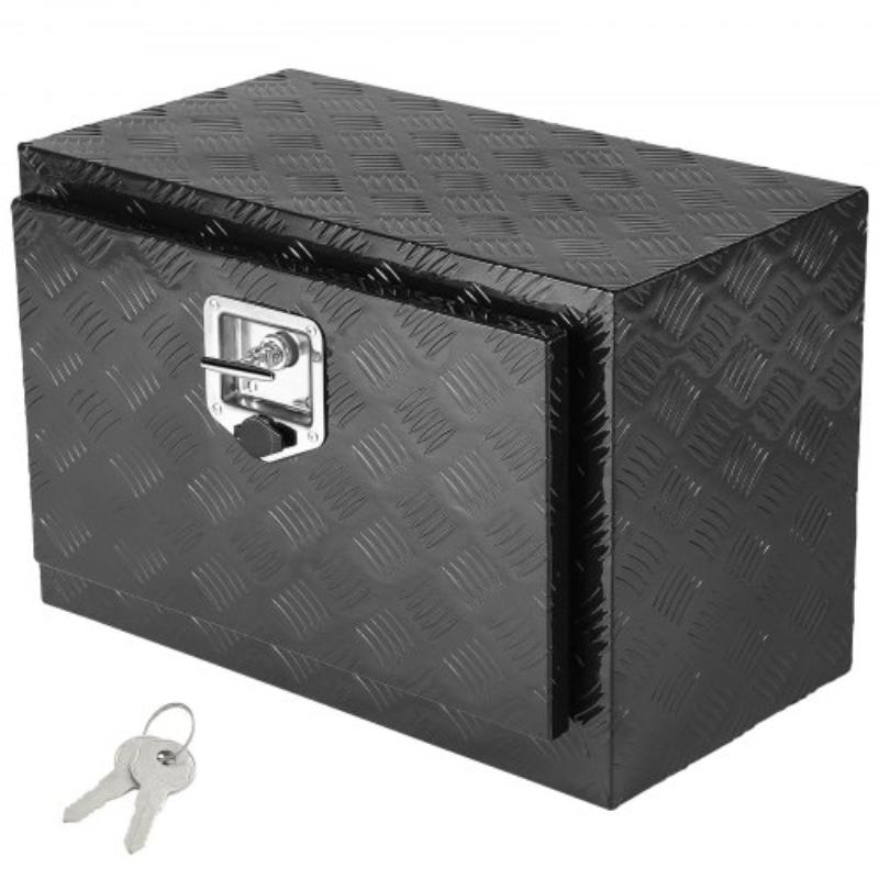 Picture of Vevor CDKCGJX224171OOSWV0 Underbody Aluminum Truck Tool Box - 24 x 17 x 18 in. Trailer RV Tool Storage