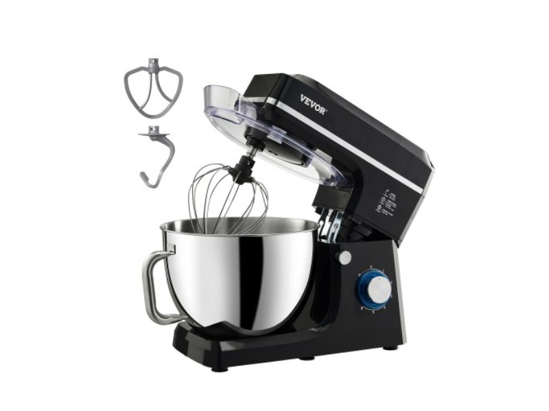 Picture of Vevor XRLTMSJBJHS8B7AZQV1 8.3 qt. Electric Dough Stand Mixer - 660W 6 Plus P Speeds Kitchen Food Beater&#44; Black