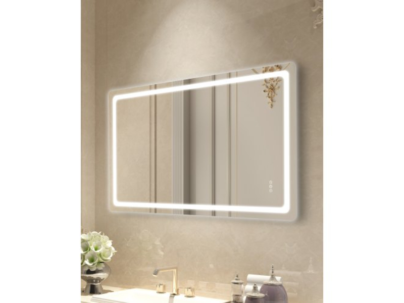 Picture of Vevor DDJXJ3672INCAOO9TV1 36 x 72 in. LED Bathroom 3 Colors Anti-fog Wall Mounted Vanity Mirror - Cool White&#44; Warm White & Warm Yellow