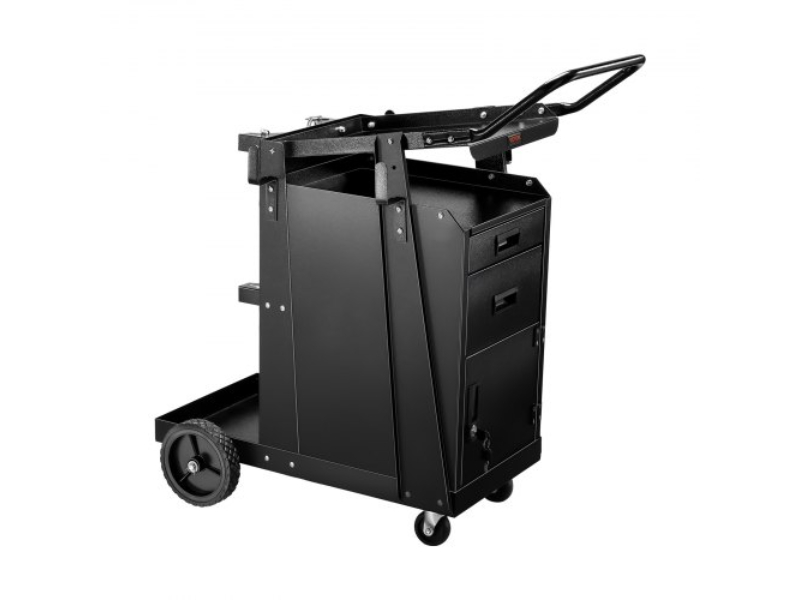DCSTHJTC350LLZY72V0 350 lbs Loading 2 Drawers Heavy Duty Welder Cart & Lockable Cabinet