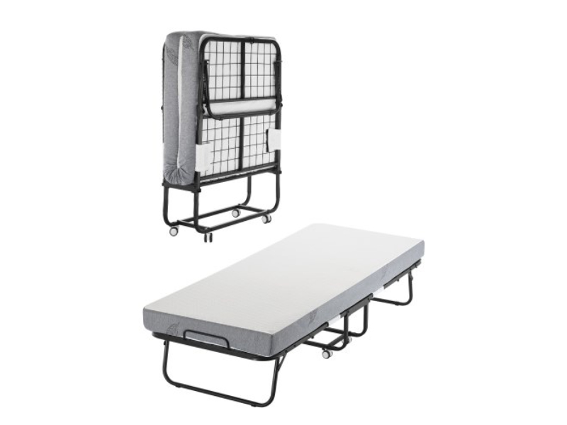 Picture of Vevor ZDC31YC5INCHYSFFMV0 Rollaway Folding Bed with 5 in. Foam Mattress for Adults & Guest - White