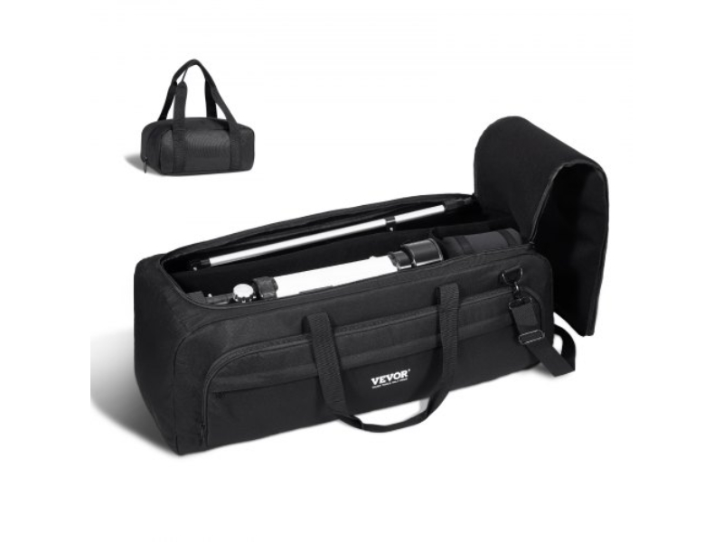 Picture of Vevor WYJBZHMFGS00PBZUAV0 30.3 in. Multipurpose Shock Absorbent Telescope Storage Bag - Black