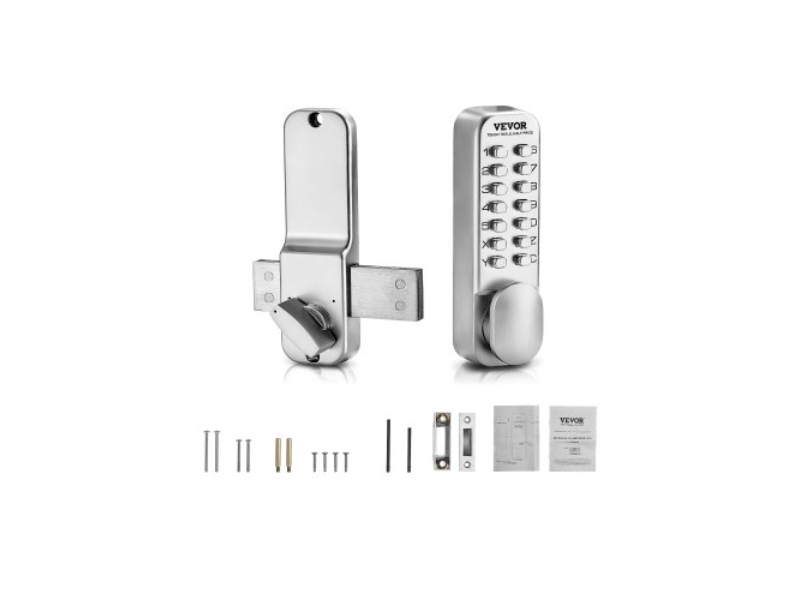 JXMMSBMAZSZMD0O8HV0 Mechanical Keyless Entry 14 Key Door Locks - Single-Side