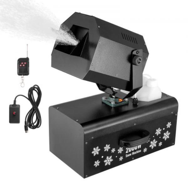 XHJXP2000WYTSXJ5SV5 2000W Wireless Remote Swing Snow Making Machine for Holiday