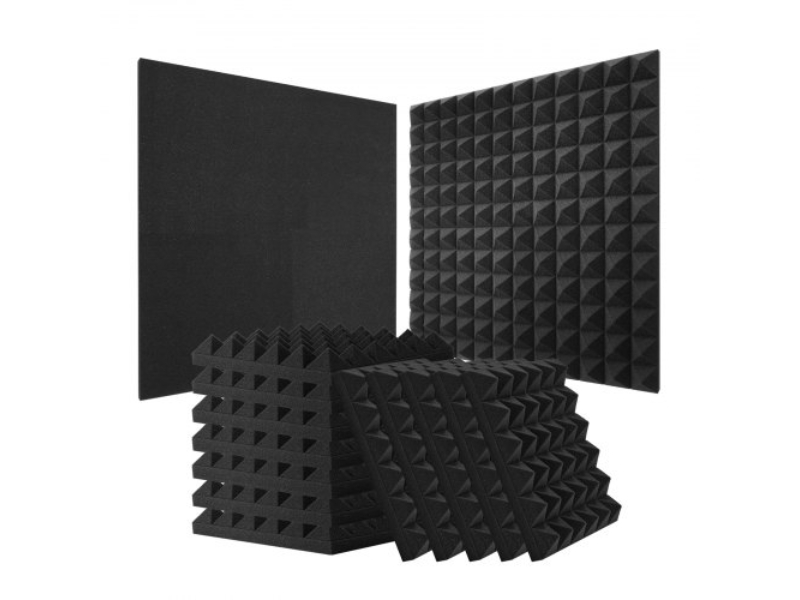Picture of Vevor FZZSPMBHSL12LL2RZV0 12 x 12 x 2 in. Studio Wall & Ceiling Acoustic Foam Panels - Pack of 36