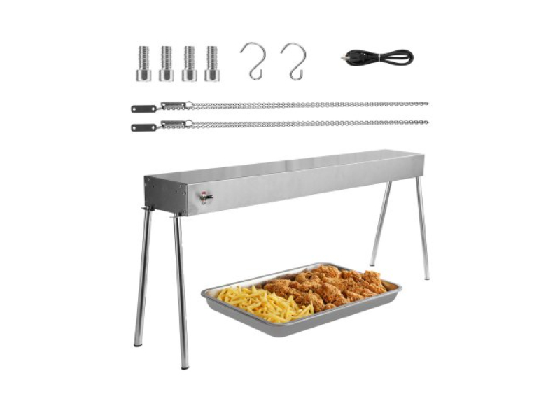 Picture of Vevor SYBWD750W1JTEJTE3V1 750W Electric Food Warmer for Restaurant & Buffet - Commercial Food Heat Lamp