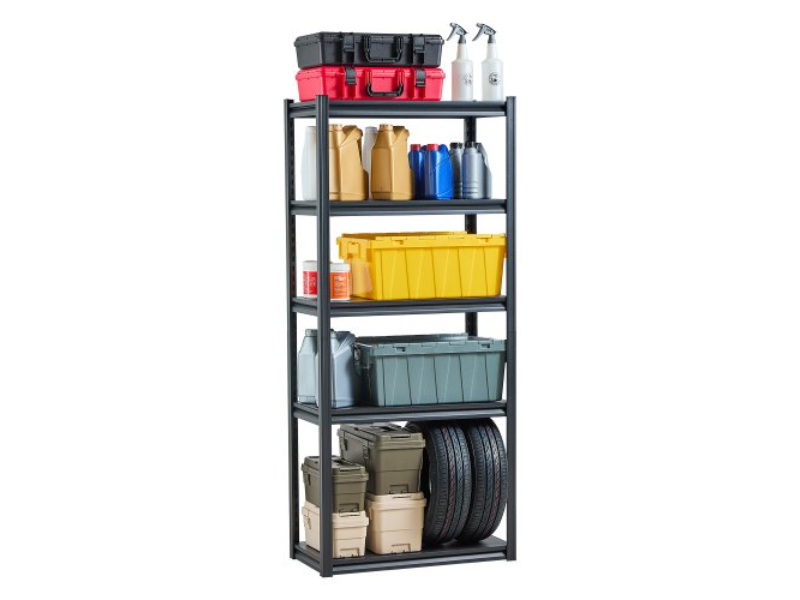 Storage Shelves, 2000 lbs, 5 Tier Garage Storage Shelving, 16"x 32" x 72",Adjustable Metal Shelves