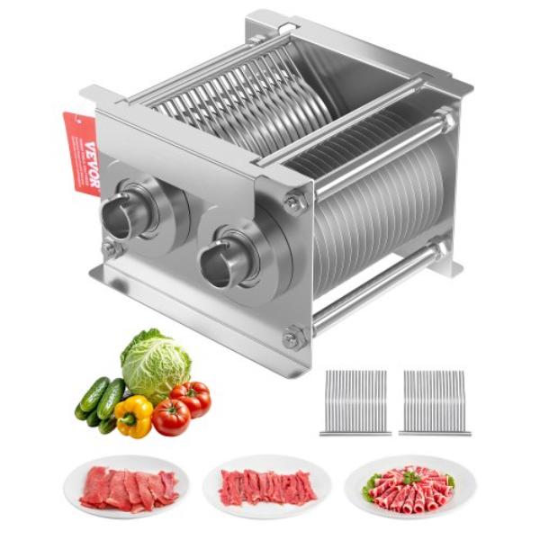 Picture of VEVOR XRQPJDZ90MM5FJX19V0 5 mm Meat Cutter Machine Stainless Steel Blade for SJY-DQ90 Meat Slider