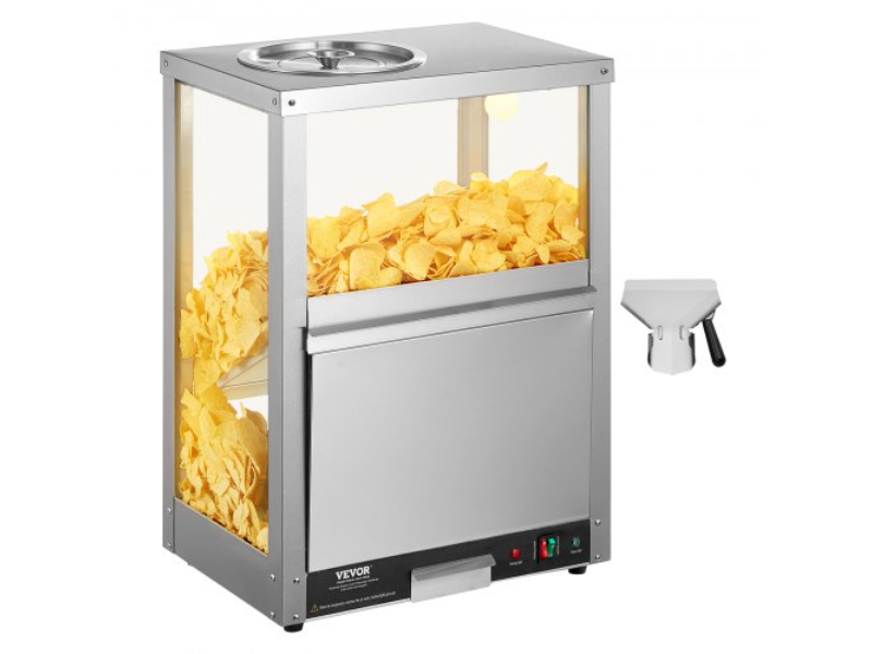 Picture of Vevor SPZSJBXG200W3GCLIV1 80 Liter Nacho Chip Warmer for Popcorn, Peanut & Potato Chips