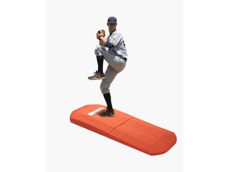 Picture of Vevor TDXTQDTDXLDKI2P4AV0 127 in. Mound Portable Pitcher - Baseball & Softball Outdoor Training - Red