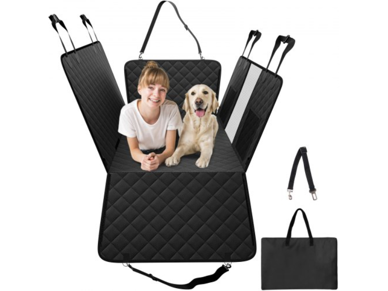 Picture of Vevor QBDXJC52248IRJA72V0 52 x 24.8 in. Waterproof 600D Dog Car Seat Cover for Back Seat - Black