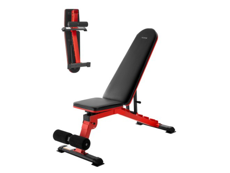 XLYLDZXZYK00PHRVSV0 Strength Training Adjustable & Foldable Sit Up Weight Bench for Home Gym