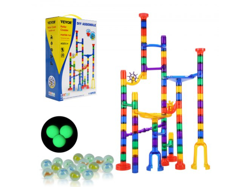 DZYXTZBTMCSSBLG1UV0 Marble Run Set - Building Stem Toy Educational Learning Gift for Kids - 110 Piece