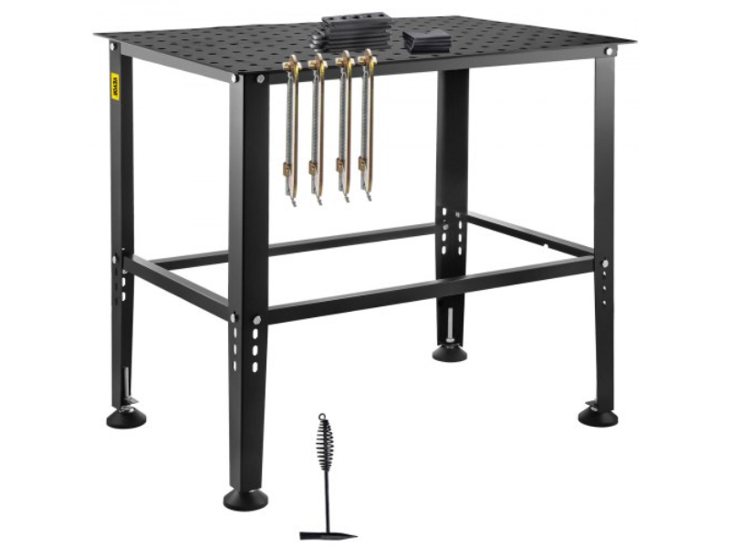 GDXHZ800LB36HJ2L5V0 36 x 24 in. 800 lbs Welding Workbench Table with Multiple Fixture Holes