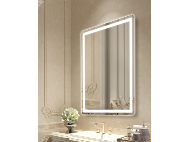 Picture of Vevor DDJXJ2836INCX9WBYV1 28 x 36 in. LED Bathroom 3 Colors Anti-fog Wall Mounted Vanity Mirror&#44; Cool White&#44; Warm White & Warm Yellow