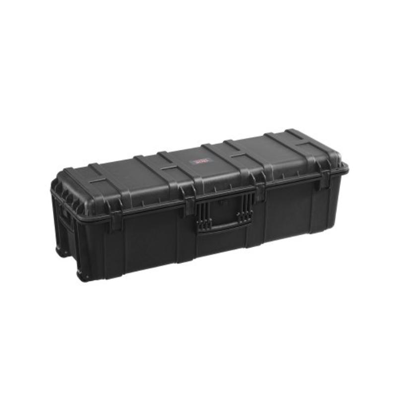 Weatherproof Hard Case - Heavy Duty Protective Dry Box Case with Pre-Cut Foam & Retractable Pull Handles for Travel - Hunt - Military - Tactical