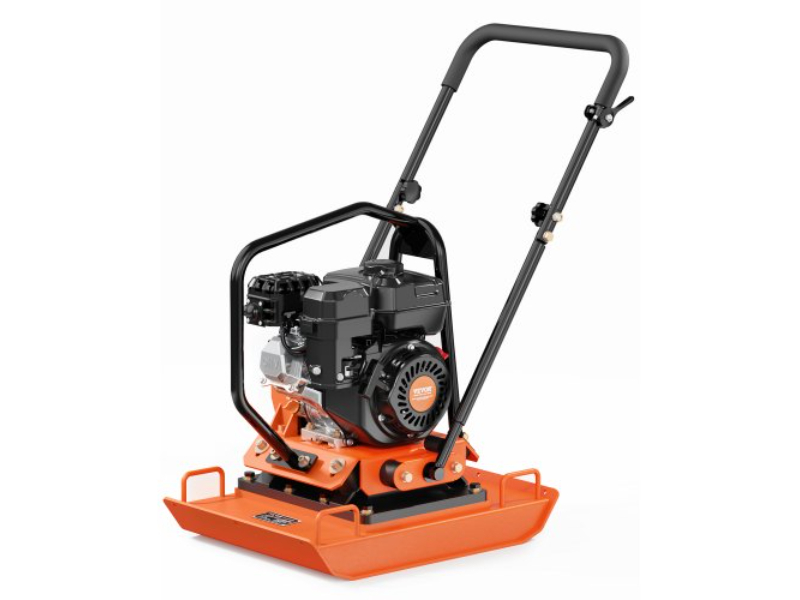 Picture of Vevor RYPBYSJ65HP4GT1G2V0 7.0 HP Engine 432 sq. in. 5400 RPM Ground Plate Compactor Rammer - Orange