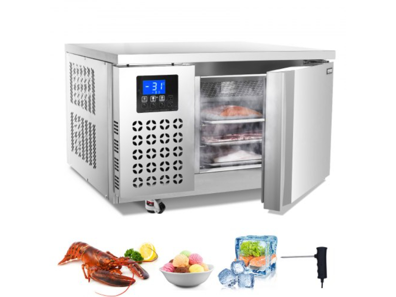 Picture of Vevor HXSDJ60L3TRACKNSMV1 80 Liter 3 Trays Commercial Blast Freezer - Chiller Chest Seafood Ice Cream