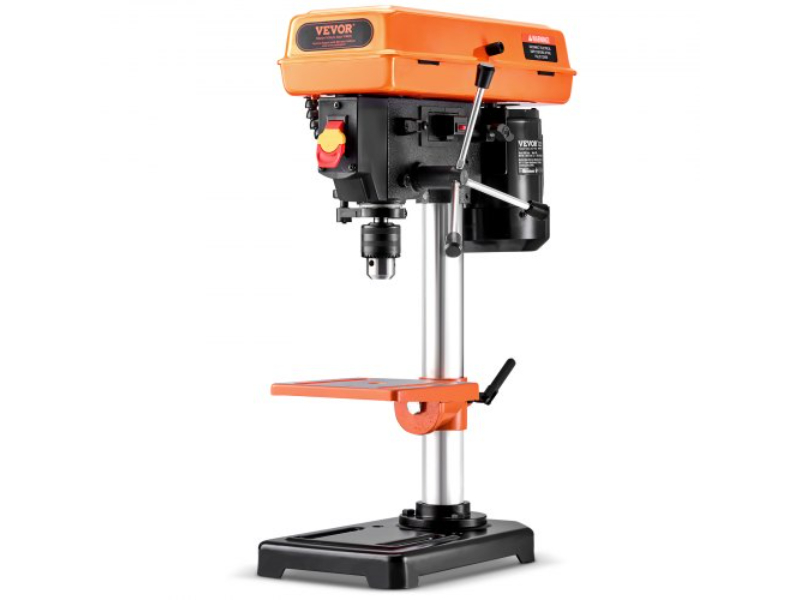 Picture of Vevor TSZC23A5D800191DHV1 8 in. 750-3200 RPM Adjustable Benchtop Drill Press Tabletop Drilling Machine