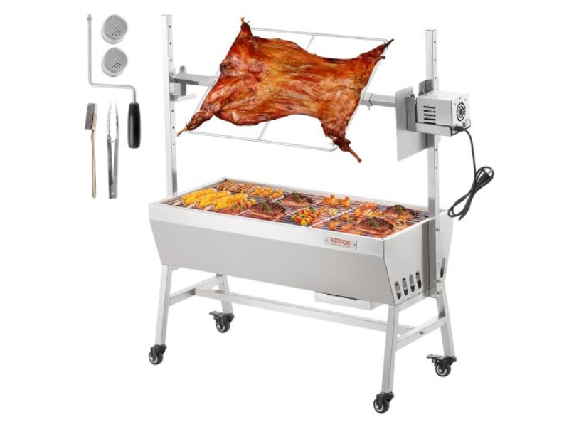 Picture of Vevor DDXZKJ35YCCGS1ENDV1 42W 135 lbs Spit Rotisserie BBQ Grill Pig Lamb Chicken Roaster