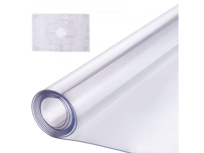 Picture of Vevor ZFXPVCZB24X9876H6V0 24 x 96 in. 1.5 mm Thick PVC Table Plastic Desk Protector - Clear