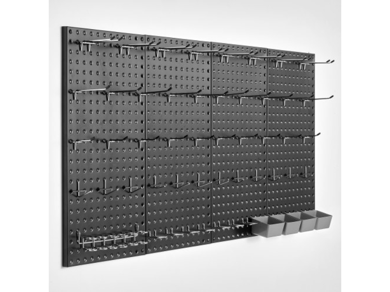 Picture of Vevor GJGBHSJS2412877FWV0 24 x 12 in. Metal Pegboard Panels Wall Organizer for Garage Tool Storage - 4 Piece
