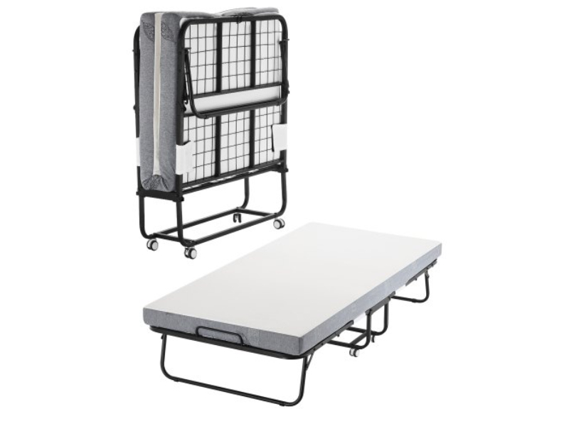 Picture of Vevor ZDC38YC4INCHYORRBV0 4 in. Foam Mattress Rollaway Folding Bed for Adults & Guest&#44; White