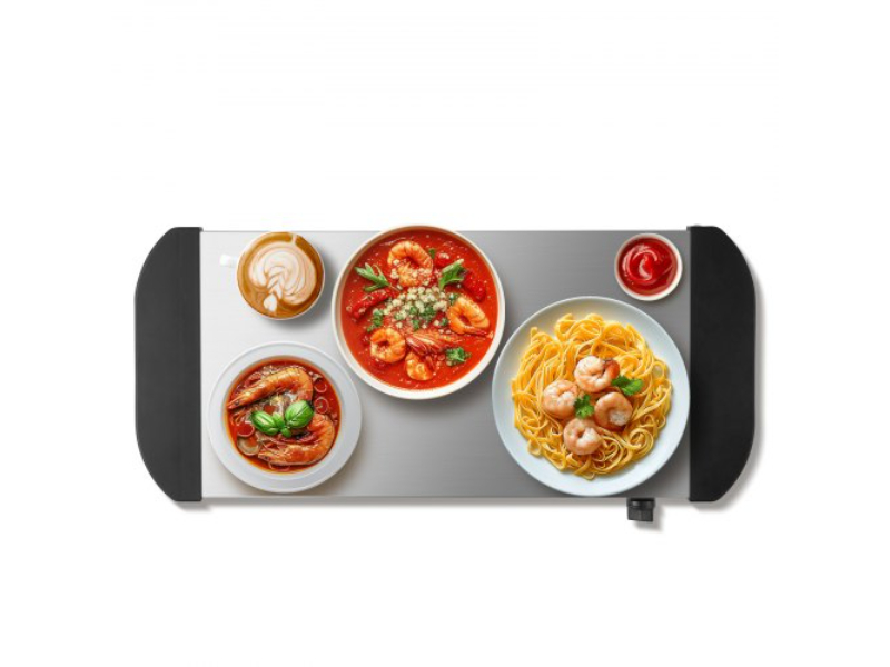 Picture of Vevor CGKJRGBJXBXGC3591V1 Electric Tray Buffet Food Warming with Temperature Control&#44; Stainless Steel