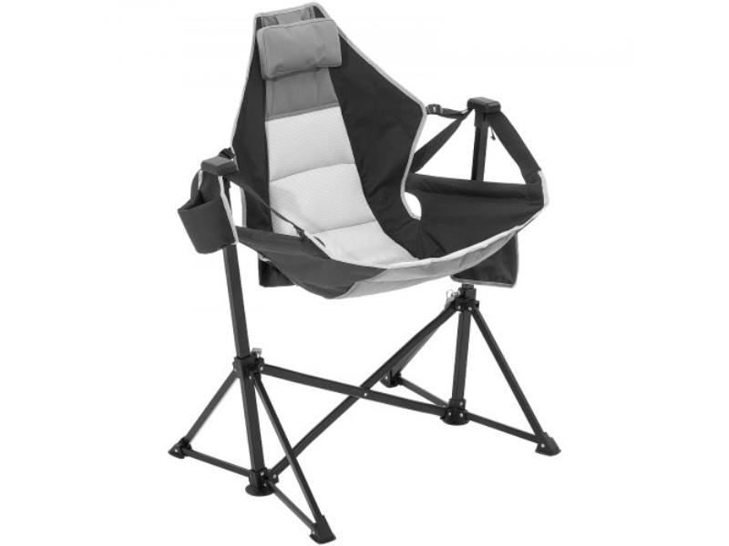 Picture of Vevor PTTYYBTYDCXH71YMXV0 300 lbs Load Capacity Hammock Folding Camping Chair - Black
