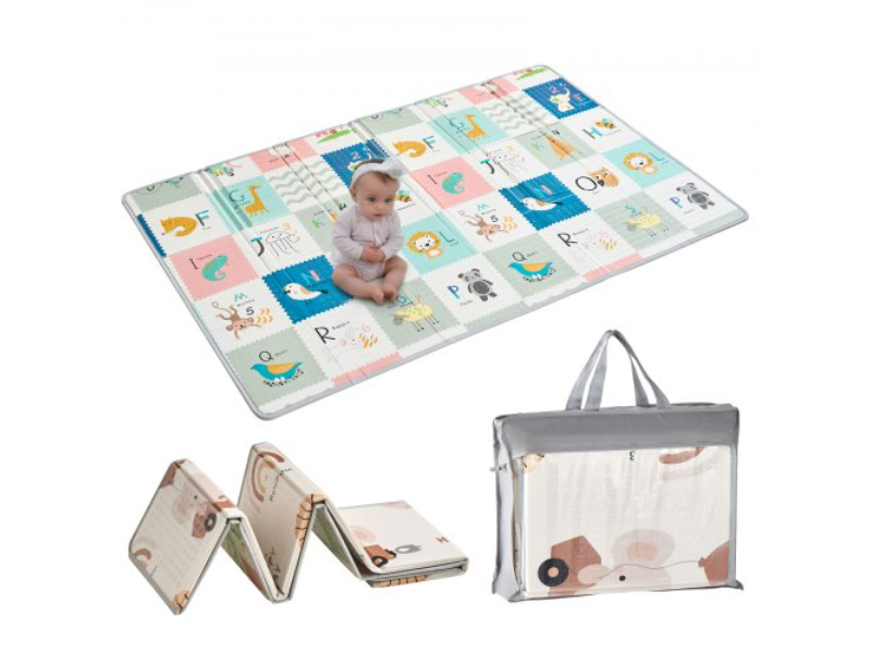 Picture of Vevor XPEPXDXPE04YUF8I9V0 51 x 79 in. Baby Play Mat Kids Crawling Soft Activity Floor Playmat 2 Side