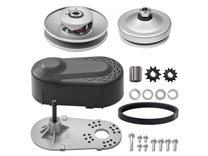 Picture of Vevor KD3010T34INCHVNILV0 2000 RPM 2-8 HP Durable Drive Clutch with Engine & Rubber Belt