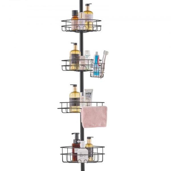 Picture of Vevor SCTPBXGSXKKSFD0OHV0 56-114 in. High Shower Corner Caddy Tension Pole with Rust-Proof Tension