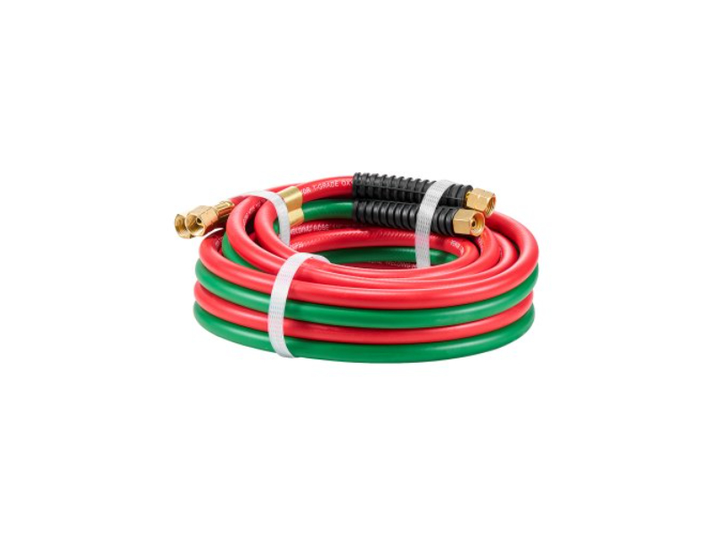 Picture of Vevor TJYYGHJRGMG1I4T63V0 0.25 in. x 15 ft. 300PSI Max Working Pressure Oxygen Acetylene T Grade Hose